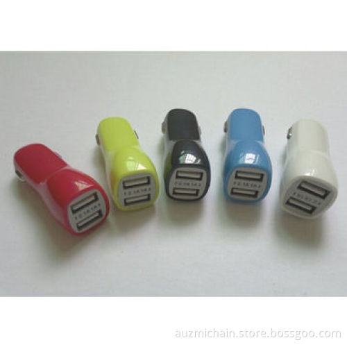 Duck mouth dual USB car charger with 2.1A for mobile phone and iPad